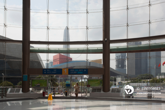 广东省深圳城市建筑内景