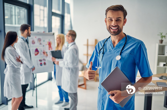 Group of doctors in clinic