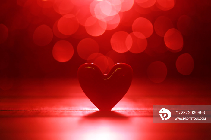 Red hearts background