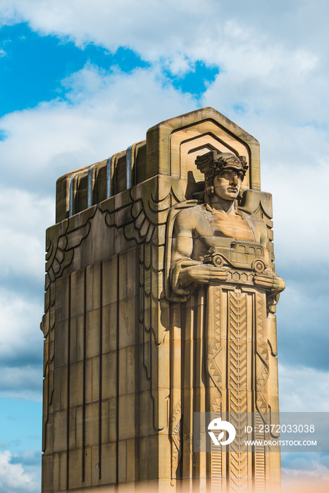 Guardian of Traffic in Cleveand Ohio