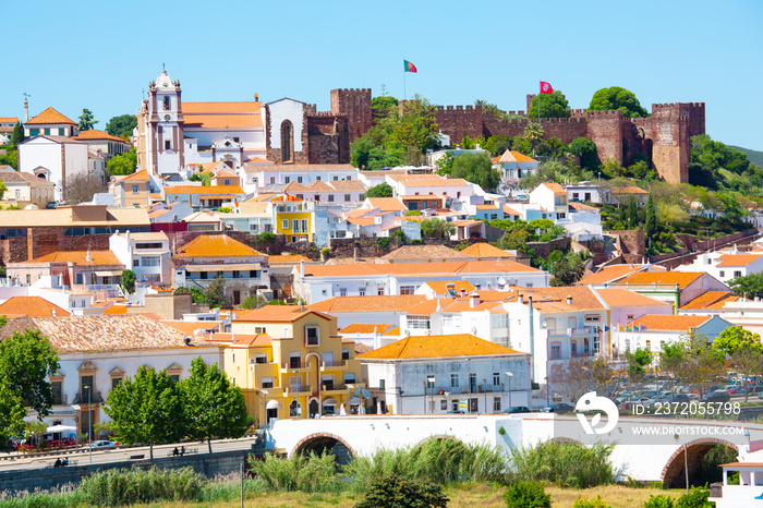 葡萄牙阿尔加维的历史城镇西尔维斯和城堡