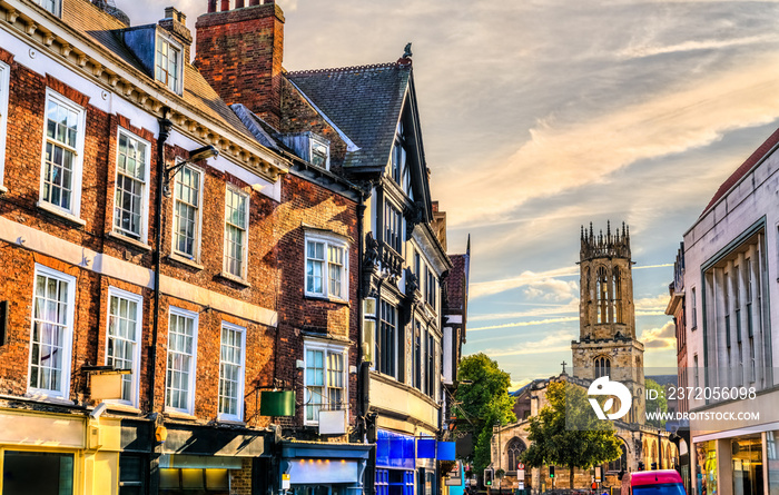 Traditional houses in York, England