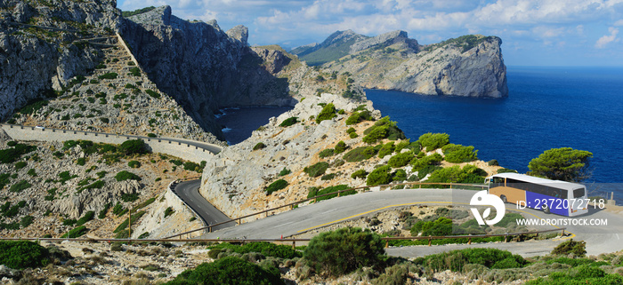 Cap Formentor und Bus