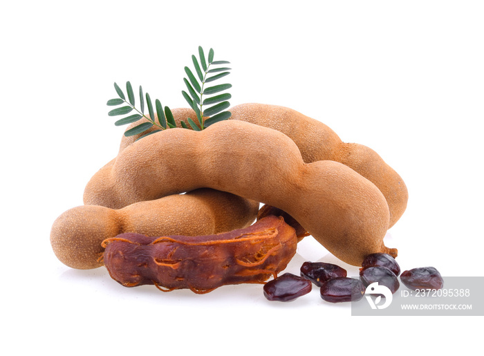 Tamarind isolated on a white background