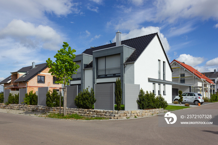 modern house facade