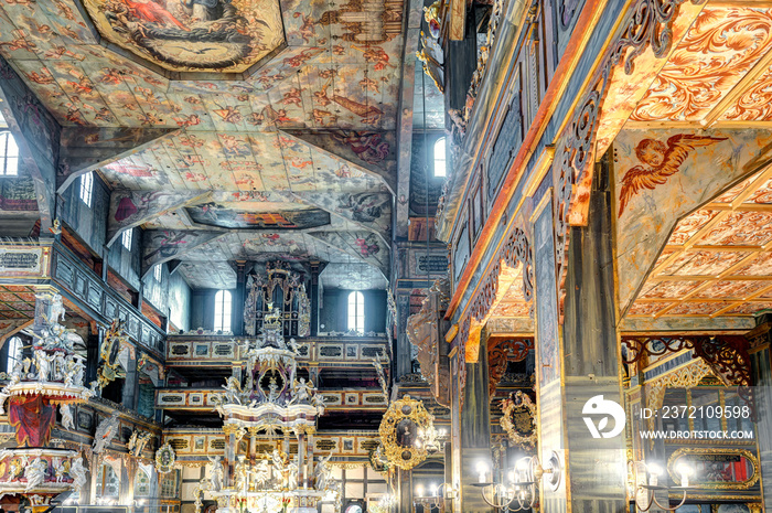 Church of Peace in Świdnica, Poland, HDR Image