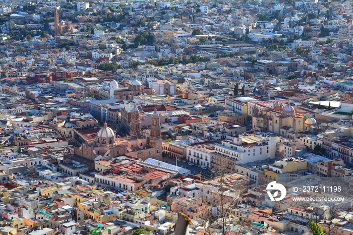 Vue Panoramique Zacatecas Mexique