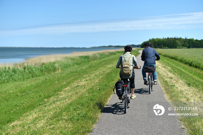 Fahrrad fahren am Bodden