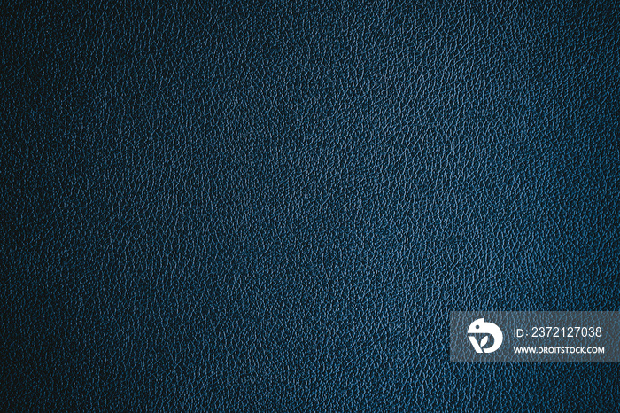 Dark blue leather texture can be use as background 