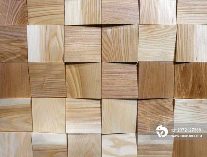 Wooden squares beautiful texture as background