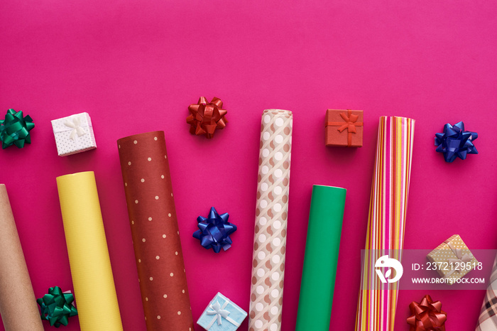 Dress up your gift with bright and beautiful gift wrapping paper.