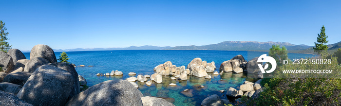 Crystalline water at Sand Harbor in Lake Tahoe