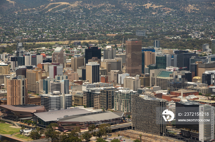 Adelaide skyline , the city is a  tourist destination and the capital city of South Australia