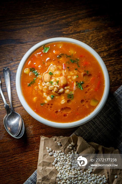 Healthy Farro Vegetable Soup