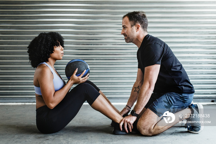 Medicine ball workout