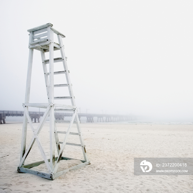 Empty Life Guard Station