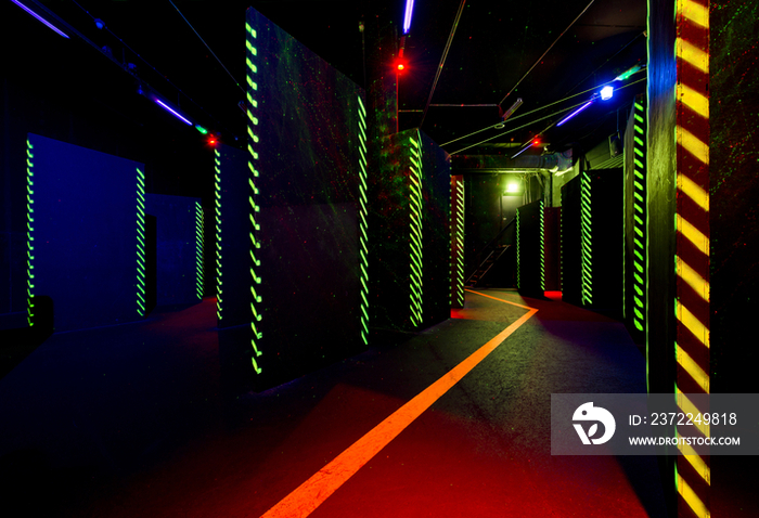 Laser game area 