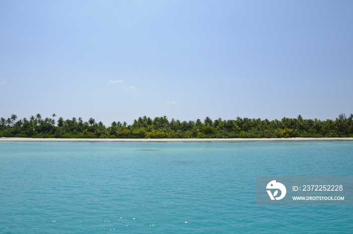 Clear blue sea, Maldives, Indian Ocean