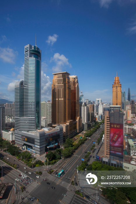 深圳城市建筑日景