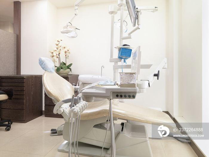 Medical equipment in dentists office