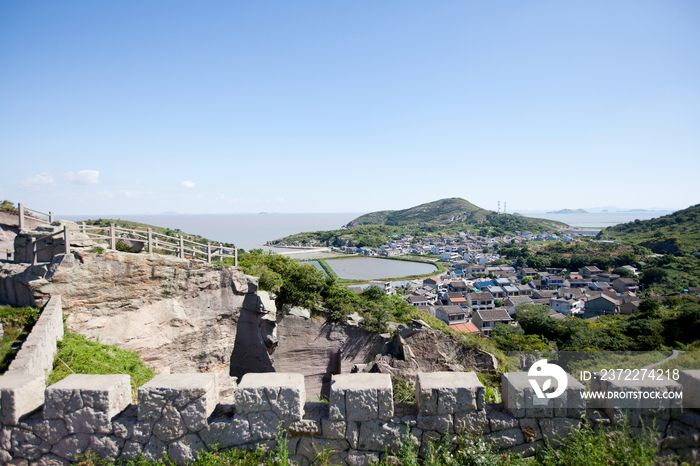 浙江省舟山市岱山县双合石壁景区