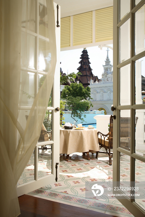 Colonial style suite at Mandarin Oriental Dhara Dhevi, Chiang Mai, Thailand