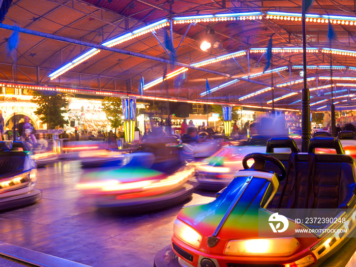 Bumper cars in motion