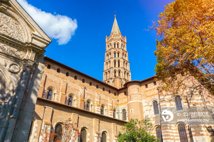Basilica of Saint Sernin in Toulouse France