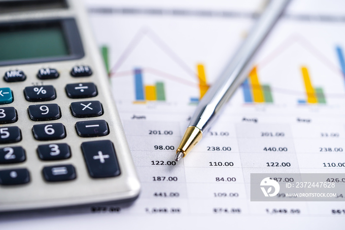 Charts Graphs spreadsheet paper. Financial development, Banking Account, Statistics, Investment Anal