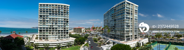 Hotel Del Coronado, San Diego, California. Travel Destination for honeymoons and weddings