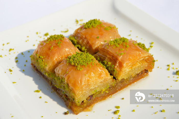 非常甜的开心果baklava