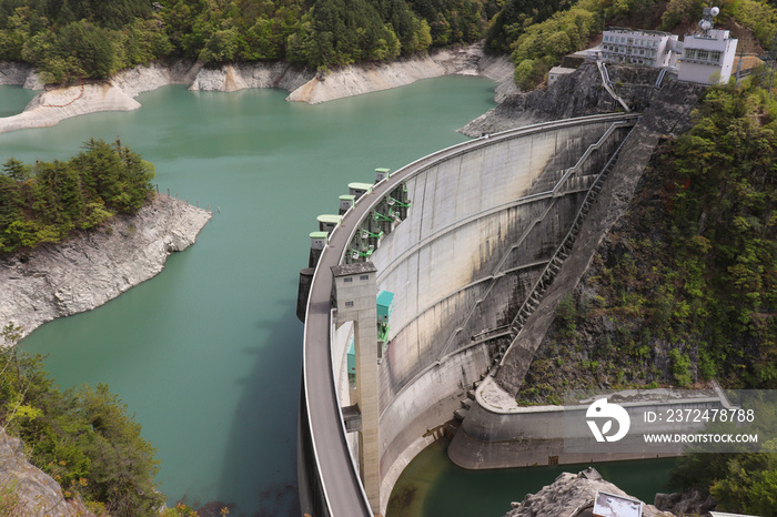 小渋ダム（長野県）,Koshibu Dam(Nagano Pref,Japan)