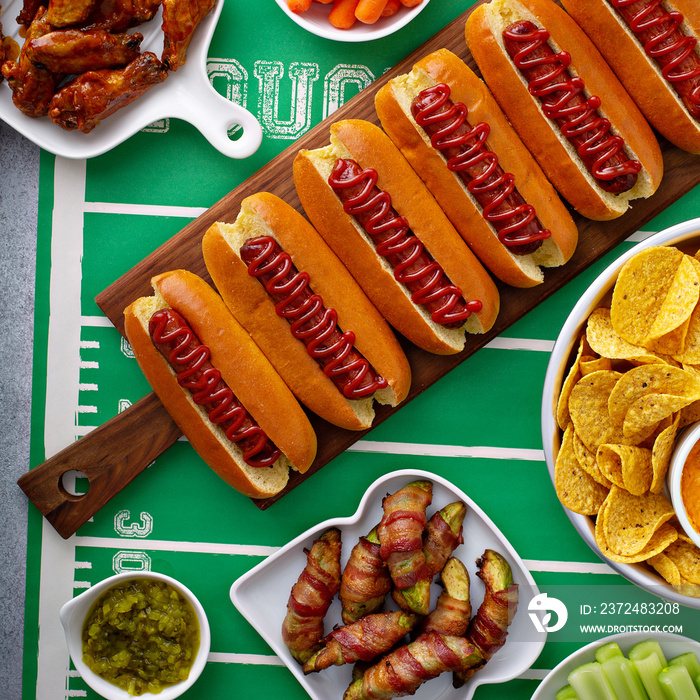 Hot dogs for game day