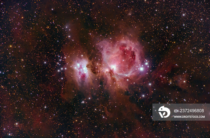 The Orion Nebula M42 in the constellation of Orion