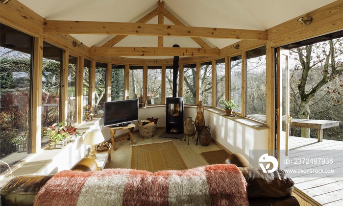 Log Cabin Living Room