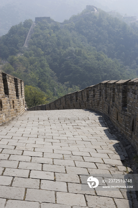China, Bejing. The Great Wall at Mutianyu 