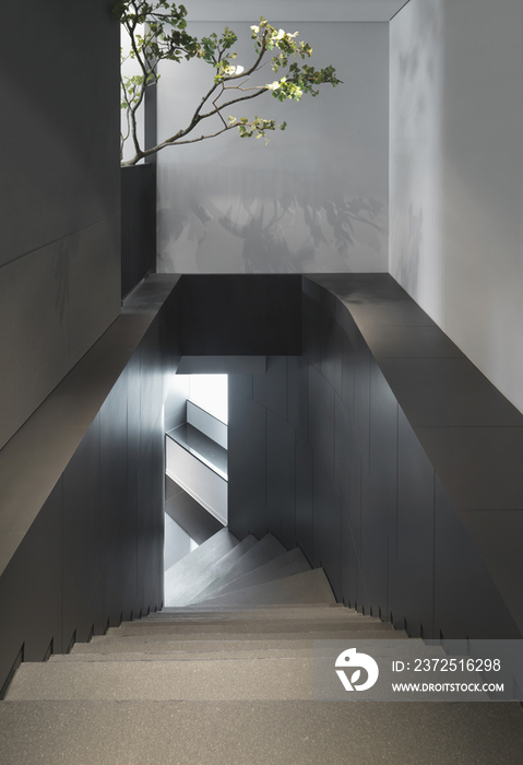 Stairway in modern office