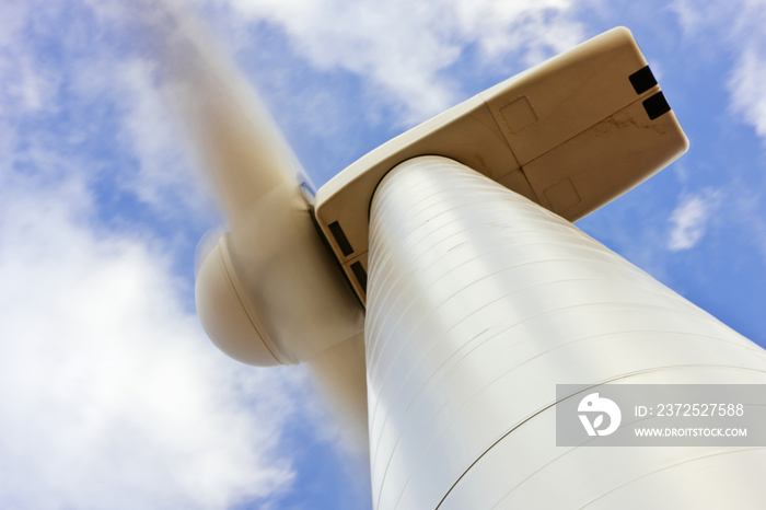 Close-up of a Wind Turbine