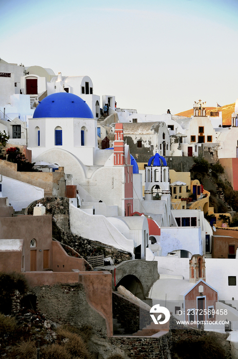 Buildings in Santorini Island