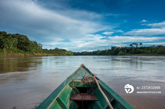 亚马逊地区Rio Tambopata的Unterwegs auf der Rio Tambo pata