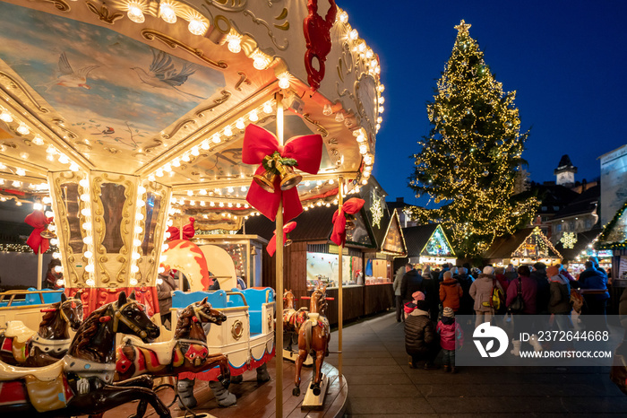 Graz advent market in the main city square