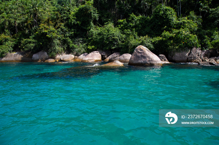 巴西里约热内卢帕拉蒂：Ilha dos Cocos，位于帕拉蒂的天堂目的地