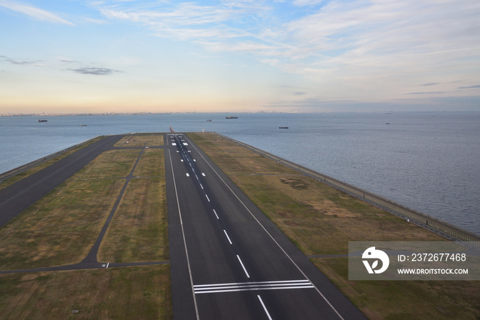 Haneda airport, new line under construction