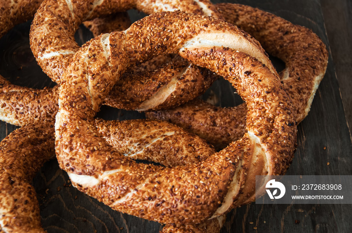 Traditional Turkish bagel - Simit