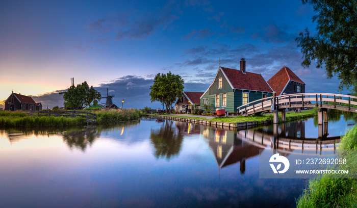 传统木屋，Zaanse Schans，Zaandam，Netehrlands