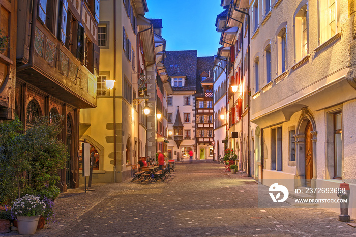 Street in Zug, Switzerland