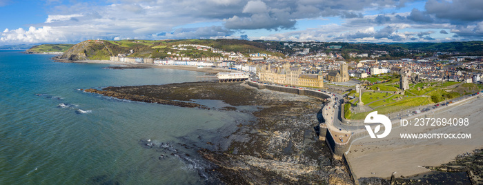 Aberystwyth, Ceredigion, West Wales, UK, popular tourist destination