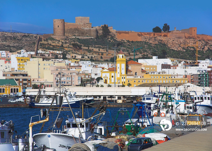 Europe, Spain, Almeria, Alcazaba