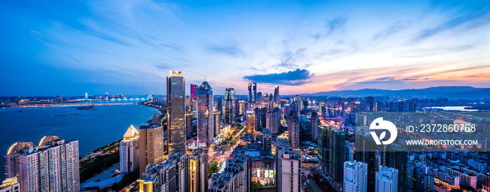 hong kong skyline at night