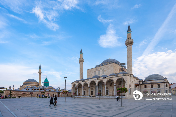 Selimiye Mosque and Mevlana Museum in Konya, Turkey